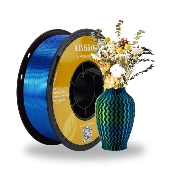 Kingroon Üç Renk Silk PLA Filament - Resim 3