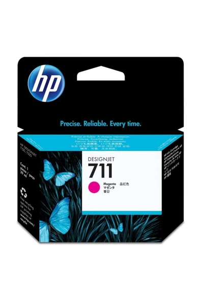 711 CZ131A Kırmızı Orjinal Kartuş 29ML / Hp Designjet T120 HP Designjet T520 Kartuş ürün görseli 1