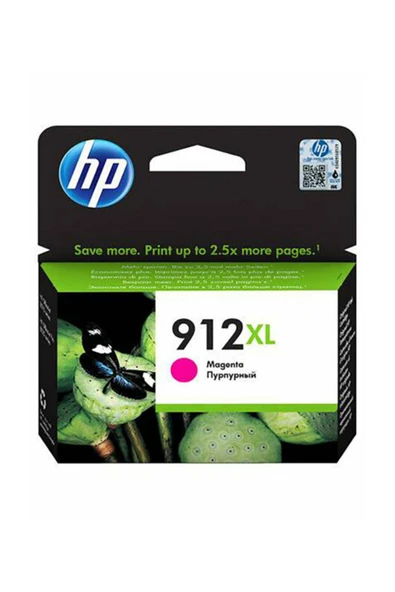 912xl 3yl82ae Kırmızı Orjinal Kartuş Officejet Pro 8012, 8014, 8015, 8022, 8023, 8024, 8025 ürün görseli 1
