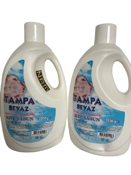 TAMPA BEYAZ Sıvı El Sabunu 2,5 lt 2 adet ürün görseli 1