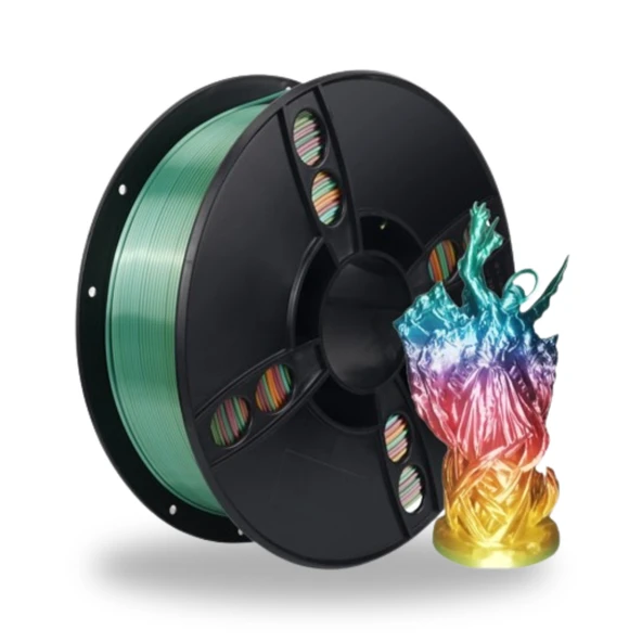 Kingroon Gökkuşağı Silk PLA Filament - Resim 4