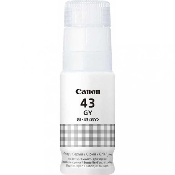 Canon GI-43GY Gray Gri Şişe Mürekkep G540-G640 ürün görseli 1