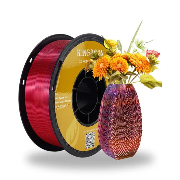 Kingroon Üç Renk Silk PLA Filament - Resim 6