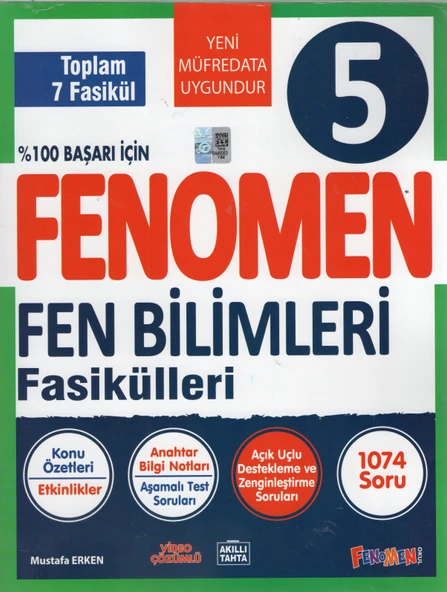 Fenomen 5. Sınıf Fen Bilimleri Fasikülü (7 Fasikül) ürün görseli 1