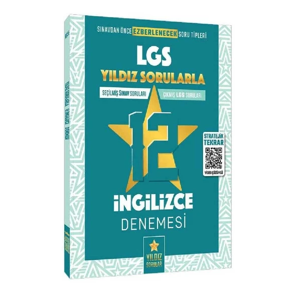 Lgs Yıldız Sorularla İngilizce 12 Denemesi ürün görseli 1