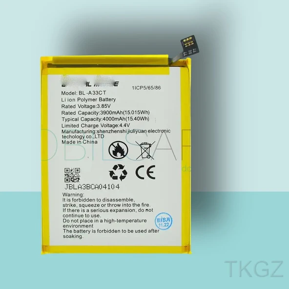 Tkgz - General Mobile GM 22 PLUS Batarya Pil Orijinal Sıfır ürün görseli 1