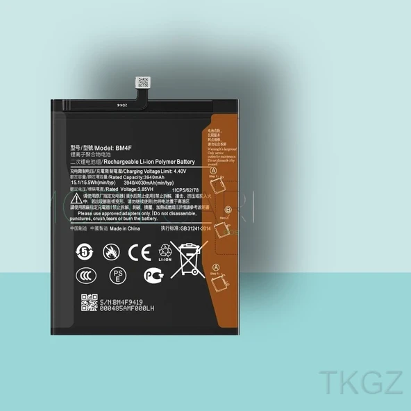 Tkgz - Xiaomi MİA3 - BM4F - Batarya Pil Orijinal Sıfır ürün görseli 1