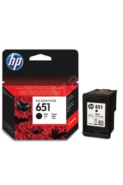 651 Black Siyah Kartuş C2P10Ae / Hp ürün görseli 1