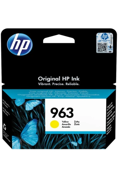 963 Yellow Sarı Kartuş 3Ja25A / Hp ürün görseli 1