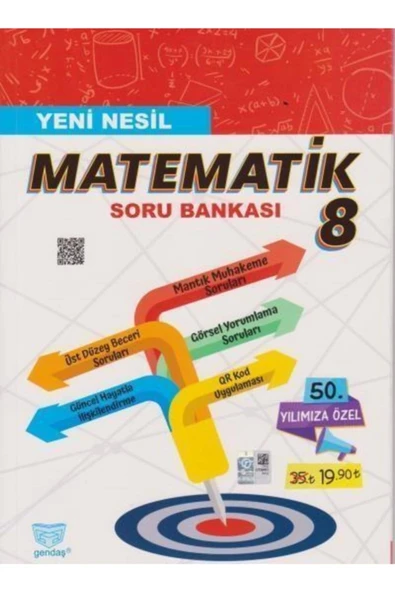 Gendaş 8.Sınıf Matematik Soru Bankası ürün görseli 1