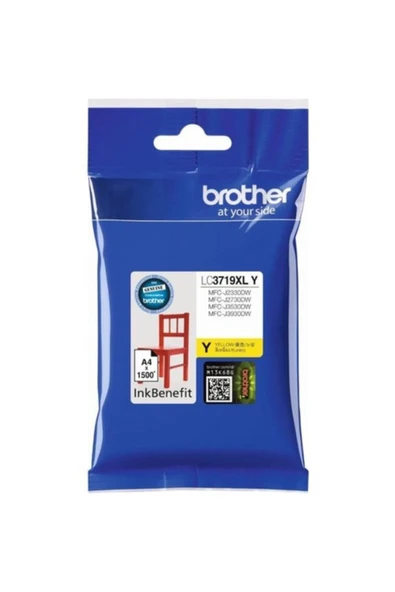 BROTHER Lc3719xly Mfc-j3930dw Için Sarı Kartuş 1500 Sayfa ürün görseli 1