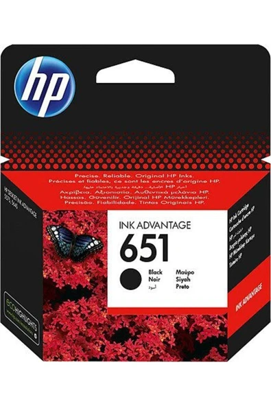 651 C2p10ae Siyah Kartuş 600 Sayfa ürün görseli 1