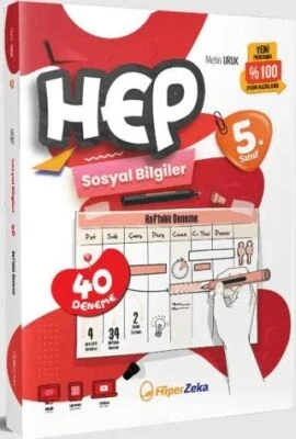 Hiperzeka 5.Sınıf Hep Sosyal Bilgiler 40 Deneme ürün görseli 1