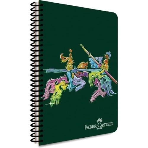 Faber Castell Defter Knights Canlı Pp Kapak Spiralli 120 Yaprak Kareli 5075000468000 ürün görseli 1