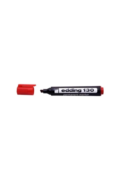 Edding 130 Permanent Marker Kırmızı ürün görseli 1