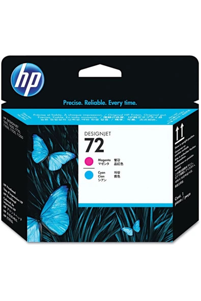 HP 72 C9383a Kırmızı Ve Mavi Orjinal Baskı Kafası Kartuşu ürün görseli 1