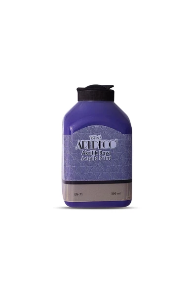 Lisans Artdeco Akrilik Boya 500 Ml Koyu Mor Lv-Y-070L-3048 ürün görseli 1