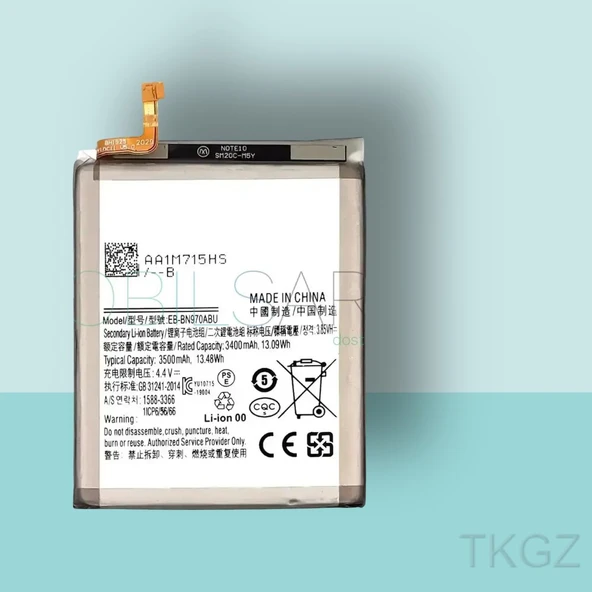 Tkgz - Samsung Galaxy NOTE 10 Batarya Pil Orijinal Sıfır ürün görseli 1