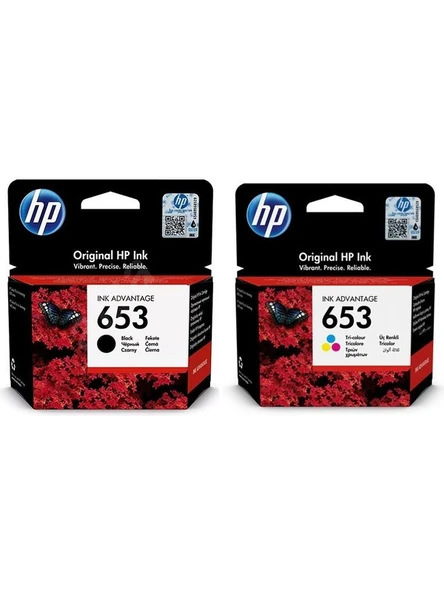 Hp 653 3YM75AE / 3YM74AE Avantaj Paket Orjinal Kartuş / Hp Deskjet 6075 / 6475 ürün görseli 1