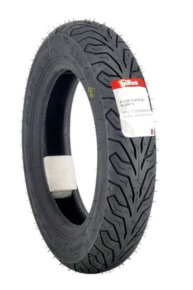 Billas 300-10 Bl084 Tl (Tubeless - Dubleks) Motosiklet Lastiği ürün görseli 1