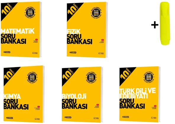 Hız 10. Sınıf Matematik Fizik Kimya Biyoloji Türk Dili Soru Bankası Yeni ürün görseli 1