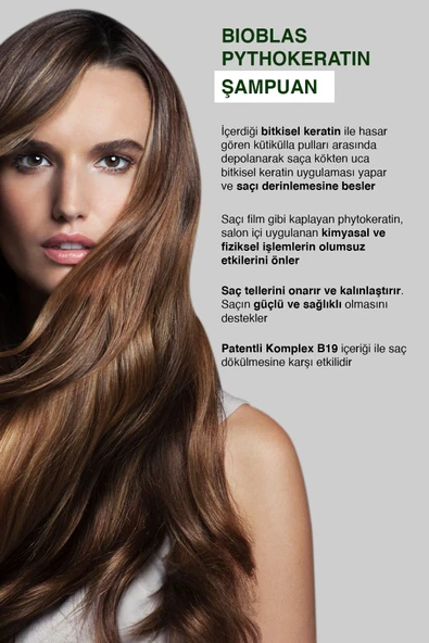 Bioblas Phyto Keratin Şampuan 1000 ml - Resim 3