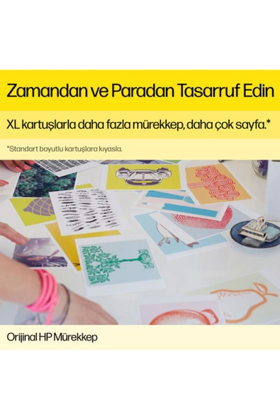 P2v63a 130 ml Macenta Mürekkep Kartuş (730) - Resim 5