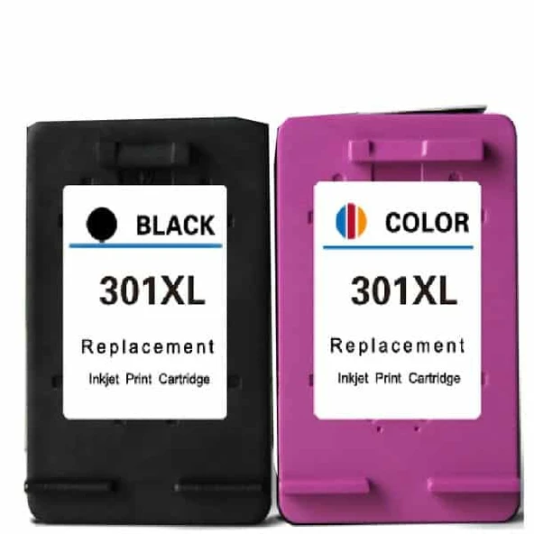 HP 301XL SİYAH RENKLİ MUADİL 2 Lİ ürün görseli 1