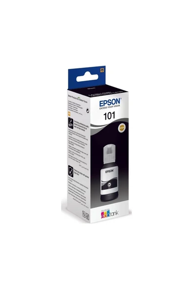 EPSON 101 Orijinal Siyah Mürekkep Şişesi, 127 Ml. L4150/l4160/l6160/l6170/l6190/l14150 (c13t03v14a) ürün görseli 1