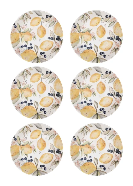 The Mia Limoncello Yemek Tabağı 6lı Set 20 cm ürün görseli 1