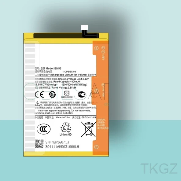 Tkgz - Xiaomi REDMİ 9C - BN56 - Batarya Pil Orijinal Sıfır ürün görseli 1