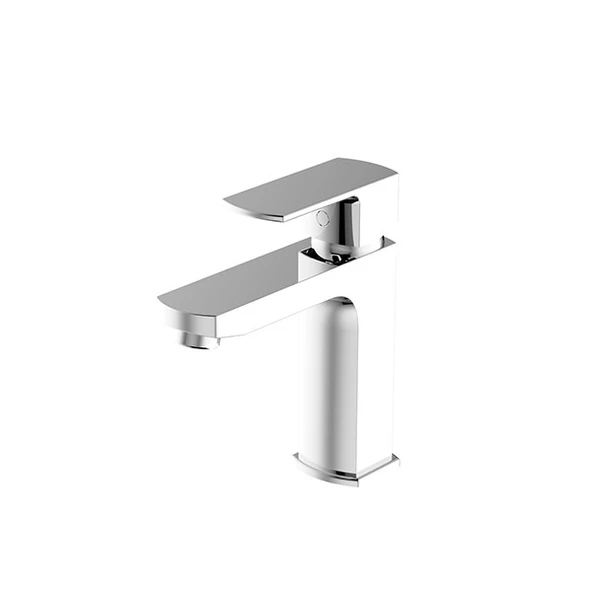 BİEN LAVABO BATARYASI SALVO KISA BEYAZ KROM Bİ COLOUR ürün görseli 1