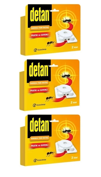 Detan Karınca Yemi 3'lü Fırsat Paketi ürün görseli 1
