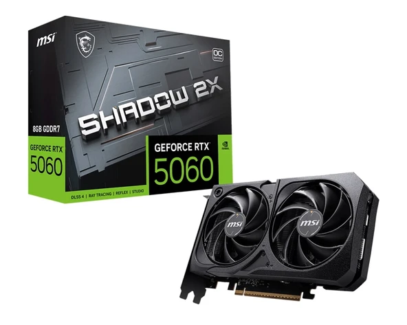 MSI GEFORCE RTX GEFORCE RTX 5060 8G SHADOW 2X OC ürün görseli 1
