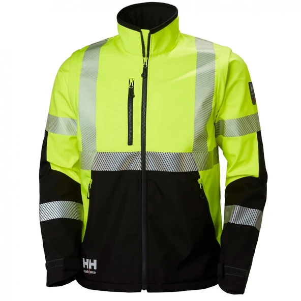 Helly Hansen Workwear Icu Hı Vıs Softshell İşçi Montu -74272 ürün görseli 1