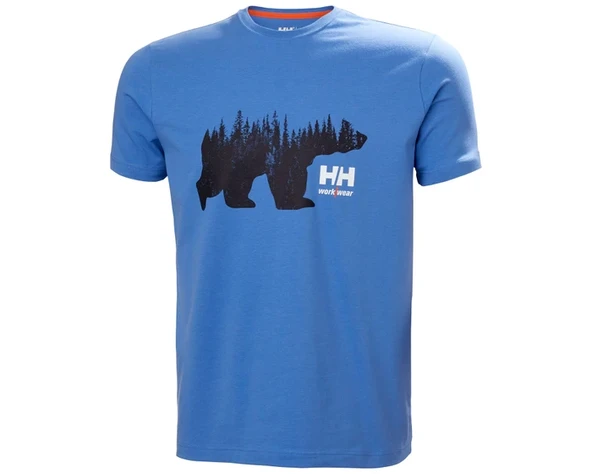 Helly Hansen Workwear Logo Tişört -79261 - Resim 4