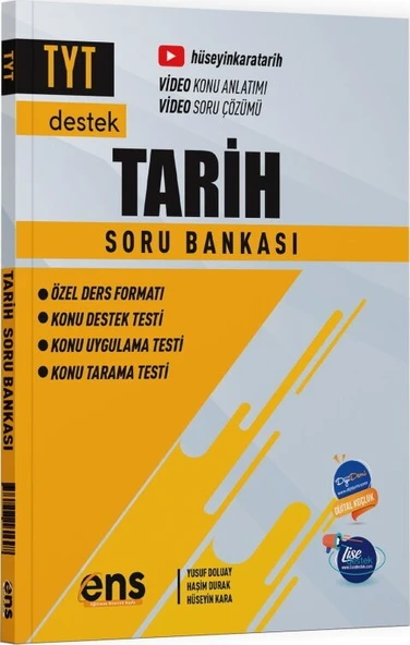 TYT Tarih Destek Soru Bankası ENS Yayıncılık ürün görseli 1