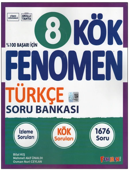 Fenomen 8. Sınıf Türkçe Kök Soru Bankası ürün görseli 1