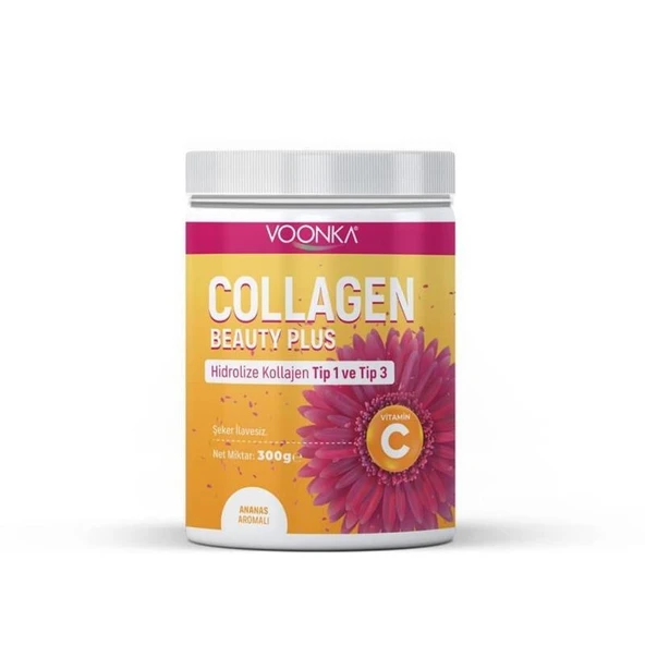 Voonka Collagen Beauty Plus Ananas Aromalı 300 gr ürün görseli 1