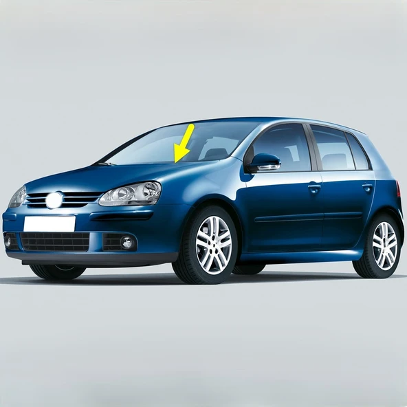 VW Golf 5 2006-2008 Ön Sol Sürücü Taraf Silecek Kolu 1Q1955409 ürün görseli 1