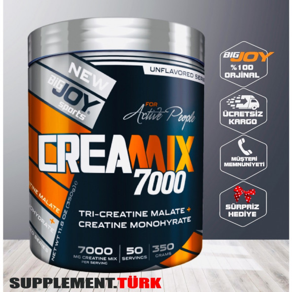 BigJoy Creamix Creatin 7000 Mg 350 Gr 50Servis ürün görseli 1
