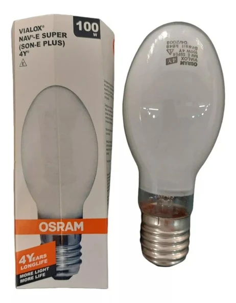 OSRAM 100W 4Y VIALOX NAV-E SUPER (SON-E PLUS) E40 DUY ürün görseli 1