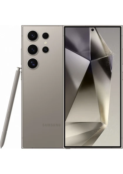 Samsung Galaxy S24 Ultra 256 GB 12 GB Ram Titanyum Gri Cep Telefonu (İthalatçı Garantili) ürün görseli 1