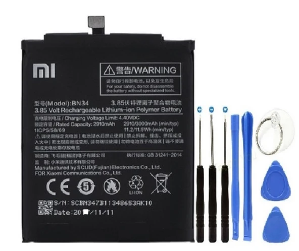 Xiaomi Redmi 5A BN34 Batarya Pil + Tamir Set ürün görseli 1