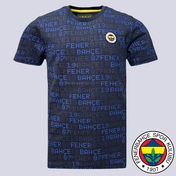 Fenerbahçe S.K. 25/26 Sezon Tribün Tişört Fb 1907 Pattern Tribün Forması ürün görseli 1