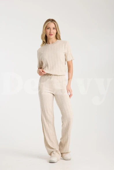 ÇİZGİLİ RELAX FİT İKİLİ TAKIM DNV-000019 ürün görseli 1