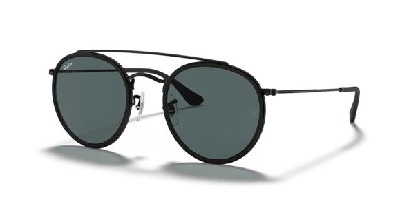 Ray-Ban Round 3647N 002/R5 Black-Blue/Grey Güneş Gözlüğü ürün görseli 1
