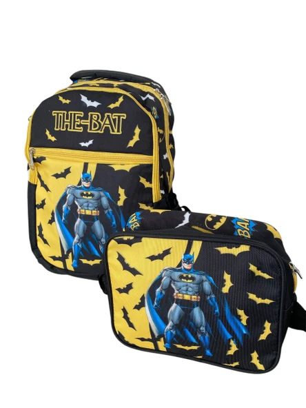 Okul Çantası 2'li Set Batman Desenli Okul Çantası ürün görseli 1