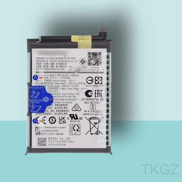 Tkgz - Samsung Galaxy A14 - A145 Batarya Pil Orijinal Sıfır ürün görseli 1