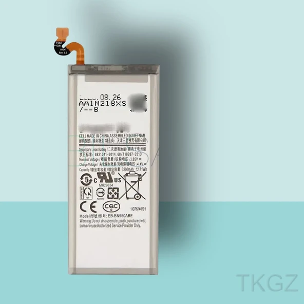 Tkgz - Samsung Galaxy NOTE 8 Batarya Pil Orijinal Sıfır ürün görseli 1